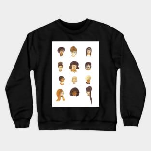 60s hairstyles Crewneck Sweatshirt